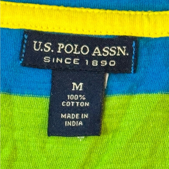 U.S. Polo Assn. Blue and Green Cotton T-Shirt

#1248 - Picture 3 of 6